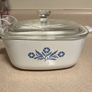 Corningware Blue Cornflower 1.5 QT with Lid
